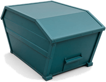 Afzetcontainer van 10 m³ gesloten