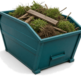Tuincontainer — gemengd tuinafval, max. 10% aarde